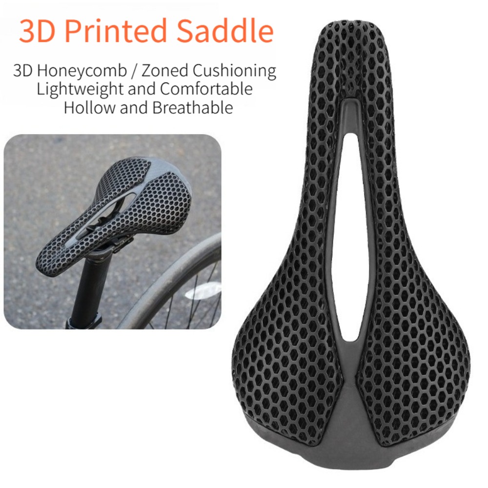 Carbon Saddle 3D Printed Honeycomb - 3D printed carbon fiber honeycomb saddle