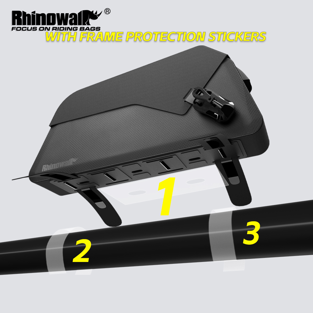Gravel Bike Frame Bag Bikepacking - Rhinowalk Bike Top Tube Bag Magnetic