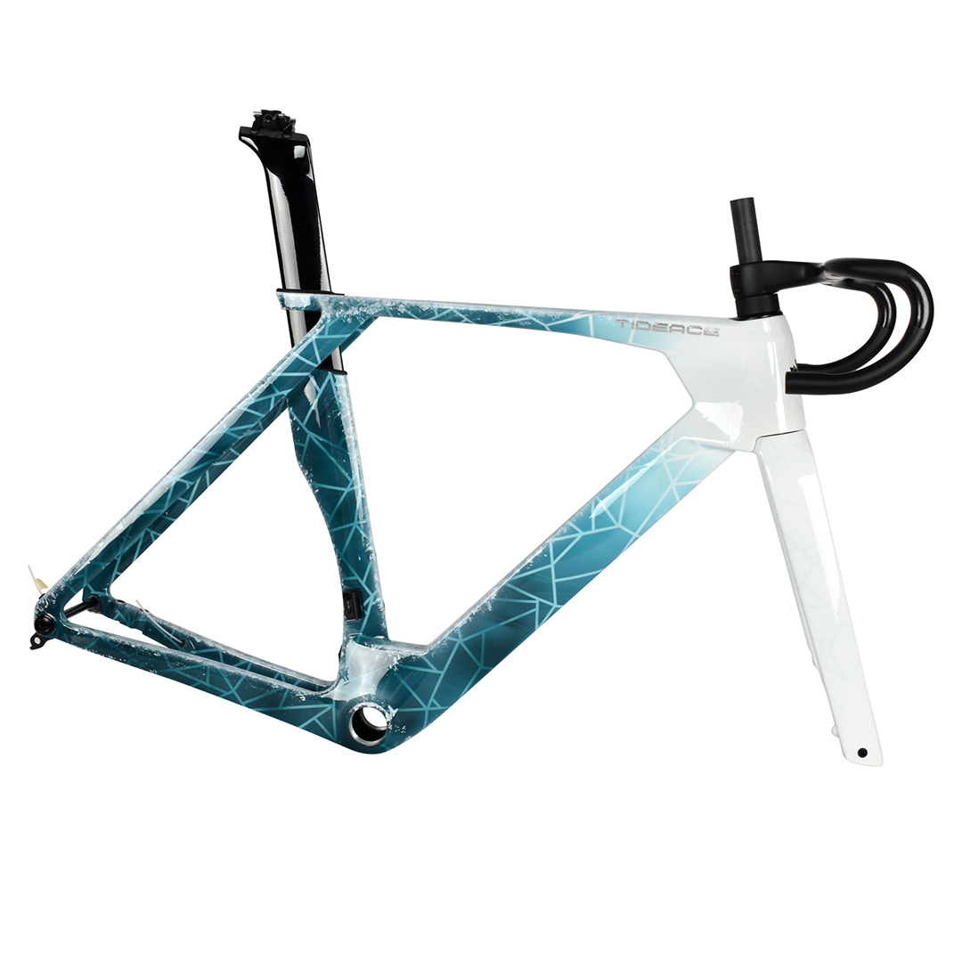 Carbon Fiber Road Bike Frame Aero - ARES Custom UDH Hanger Aero Racing