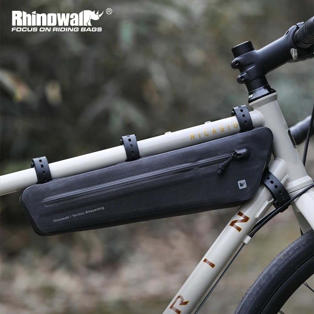 Gravel Bike Frame Bag Bikepacking - Frame Bag Waterproof 1.3L/1.9L Bike Triangle