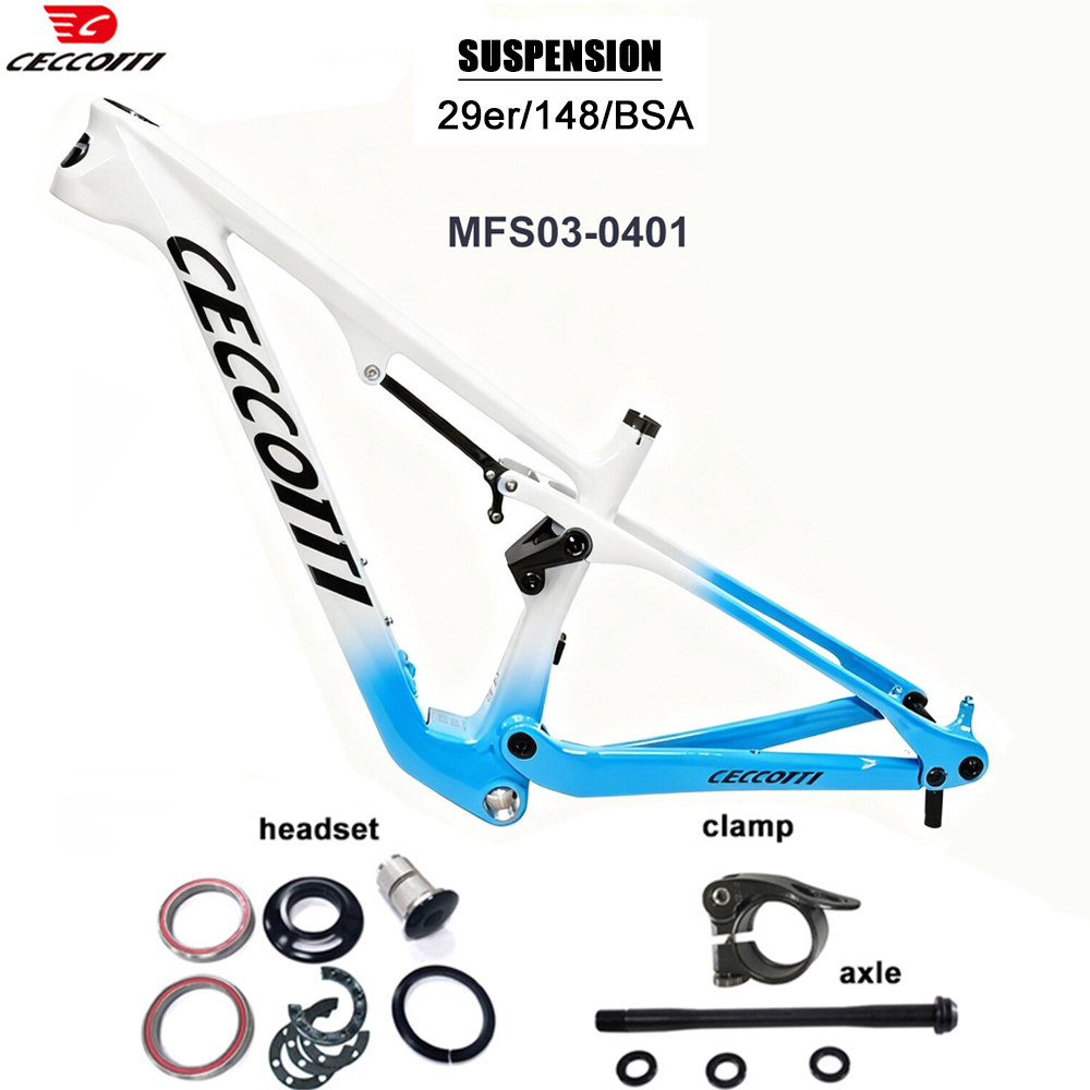Carbon Mountain Bike Frame 29Er Boost - 29er Carbon Full Suspension Mountain Bike