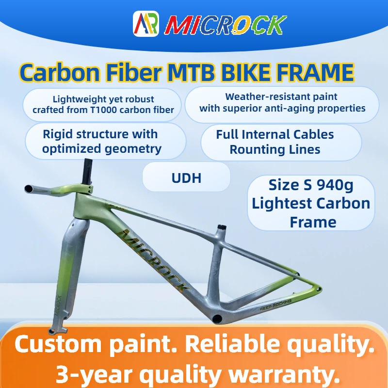 Carbon Mountain Bike Frame 29Er Boost - T1000 Carbon Fiber MTB Hardtail Bike