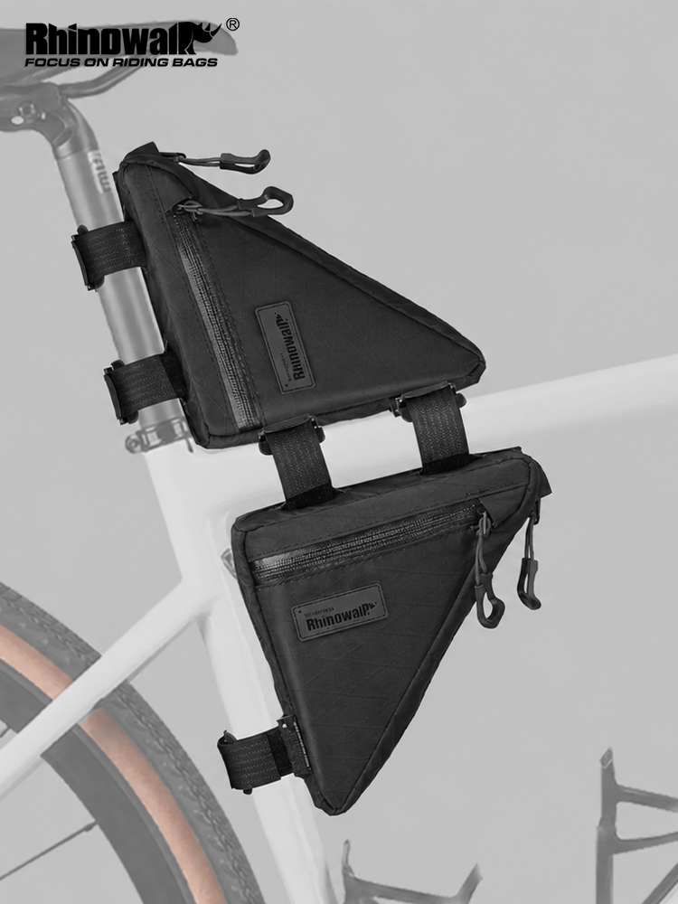 Gravel Bike Frame Bag Bikepacking - Rhinowalk Bike Triangle Bag 0.9L Water-Resistant