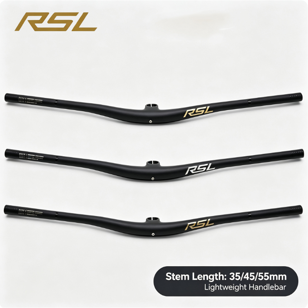 Integrated Carbon Handlebar Stem Gravel - RSL Integrated Carbon Fiber Riser Handlebar