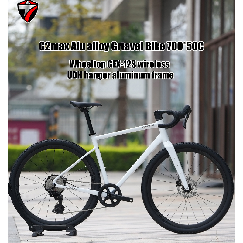 Carbon Gravel Frame Disc Brake 700C - Cheap Aluminum Wireless Gravel Bike Wheeltop