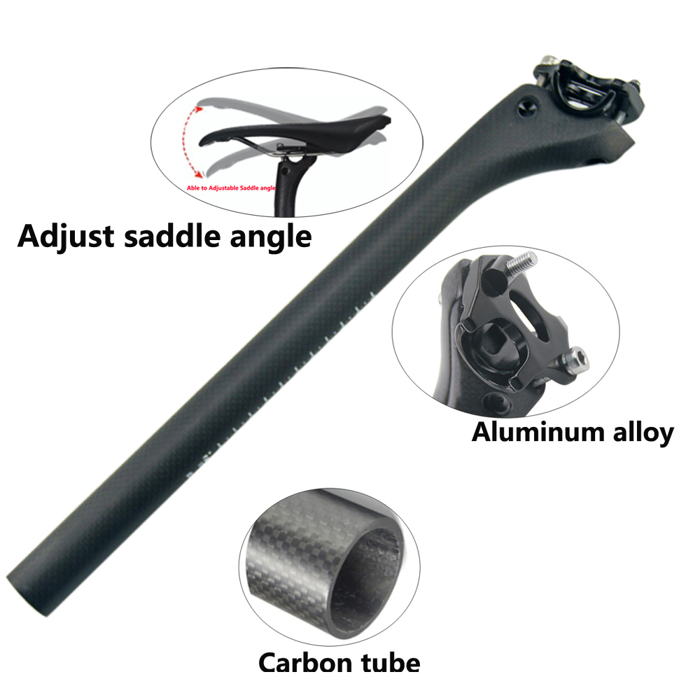 No Logo Carbon MTB Seatpost Bi - đánh giá và giá Carbon Seatpost 27.2 31.6 Offset