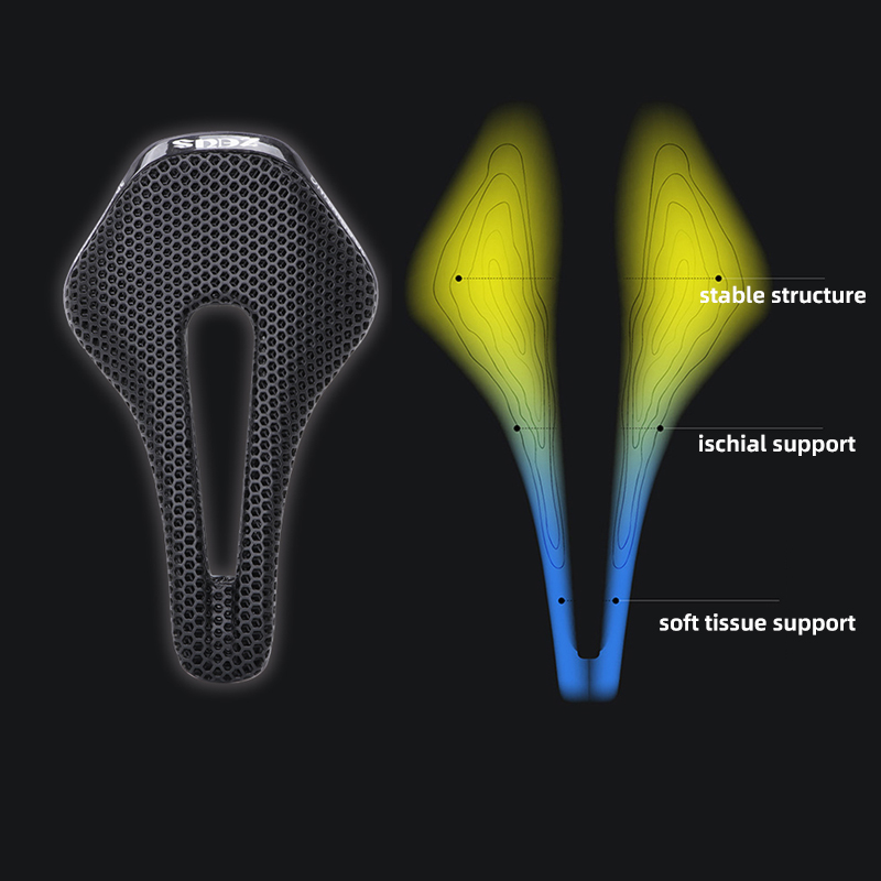 ZEIUS 3D Printed Bike Saddle C - đánh giá và giá Carbon Saddle 3D Printed Honeycomb