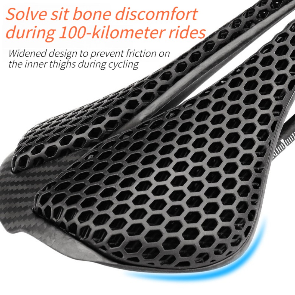 3D printed carbon fiber honeyc - đánh giá và giá Carbon Saddle 3D Printed Honeycomb