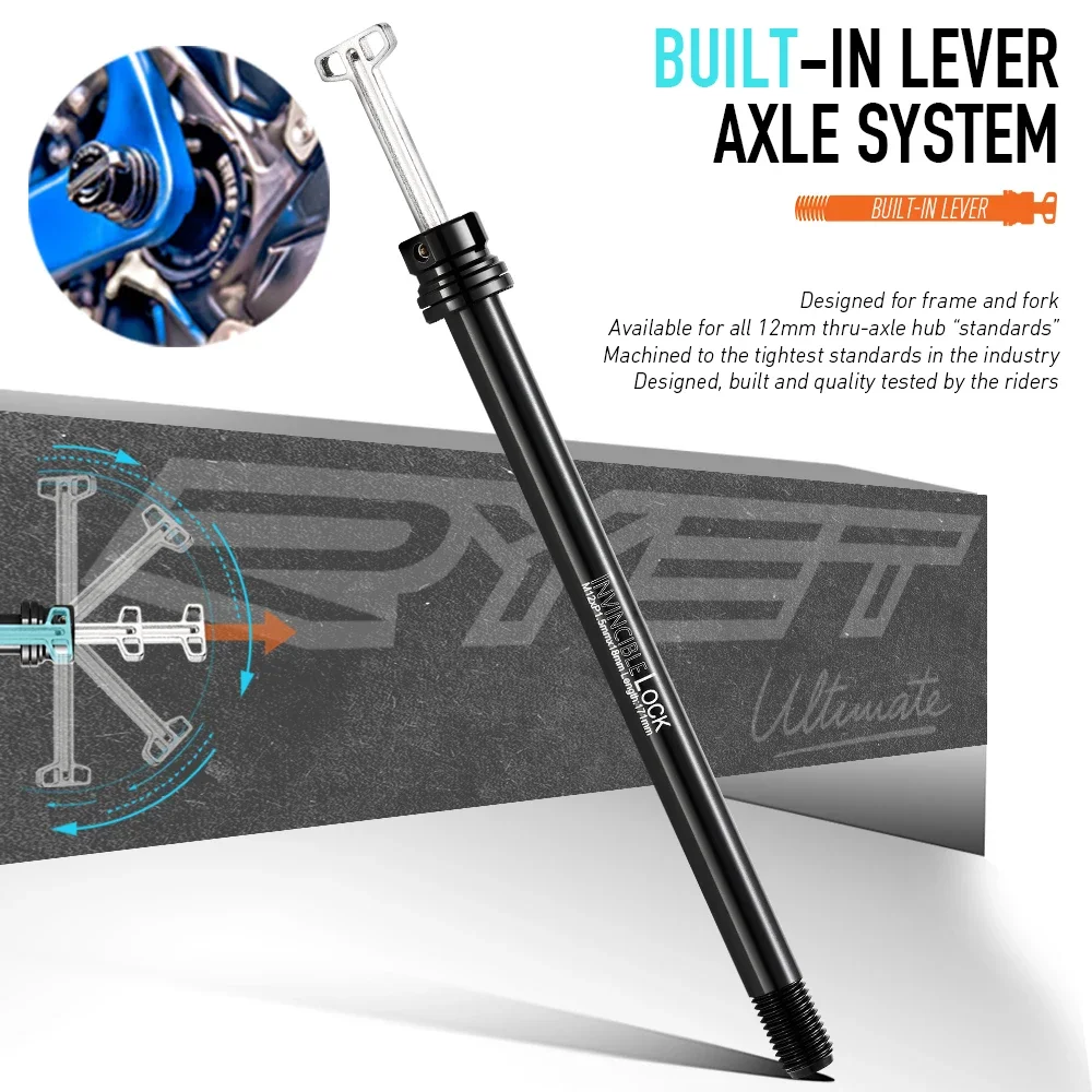 RYET Road Bicycle Shaft 12mm B - đánh giá và giá Bike Thru Axle Lever 12X142