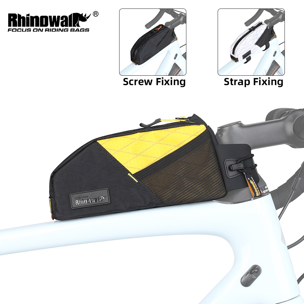 Rhinowalk Bicycle Top Tube Bag - đánh giá và giá Gravel Bike Frame Bag Bikepacking