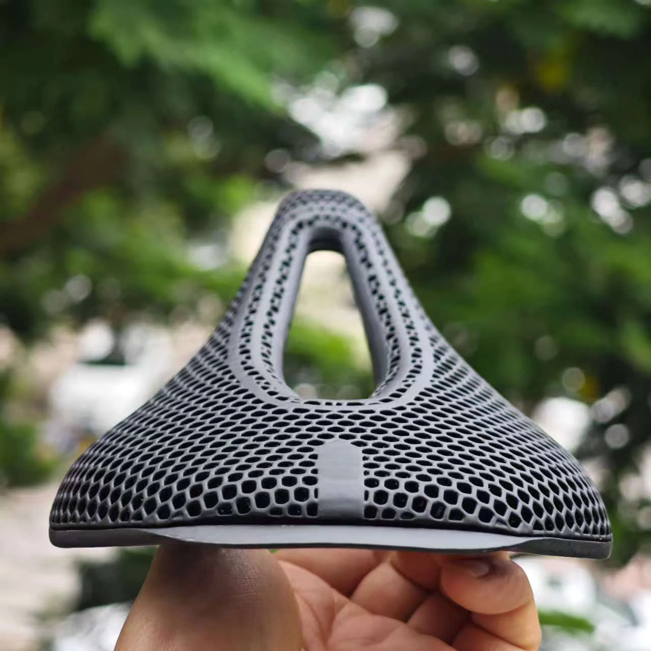 GOLDIX 3D Printed Carbon Bicyc - đánh giá và giá Carbon Saddle 3D Printed Honeycomb