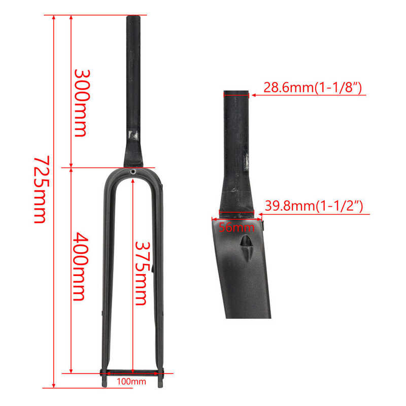 Carbon Fiber Bike Fork, Intern - đánh giá và giá Carbon Fork Gravel Disc Brake