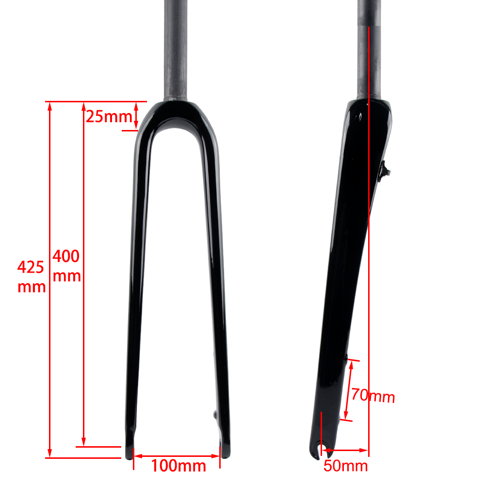 Phanh đĩa phẳng sợi carbon 700 - đánh giá và giá Carbon Fork Gravel Disc Brake