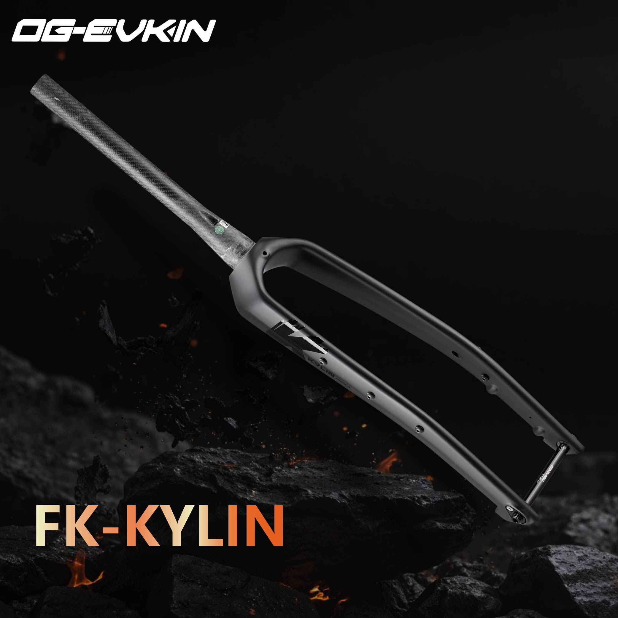 OG-EVKIN FK-KYLIN Gravel Fork  - đánh giá và giá Carbon Fork Gravel Disc Brake