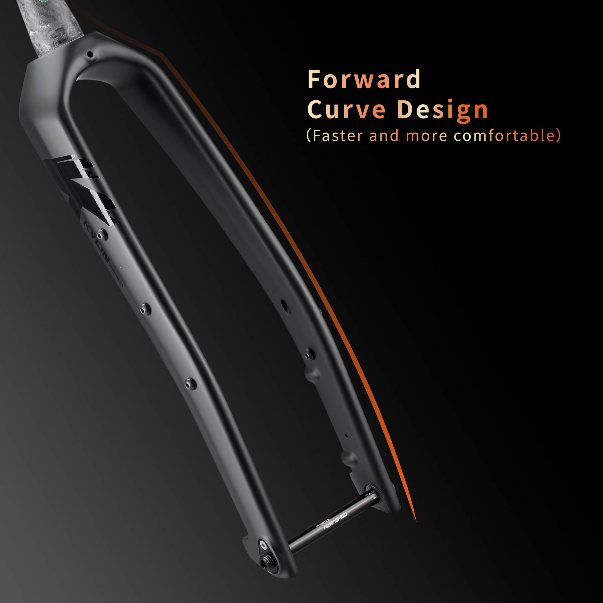 OG-EVKIN FK-KYLIN Gravel Fork  - đánh giá và giá Carbon Fork Gravel Disc Brake