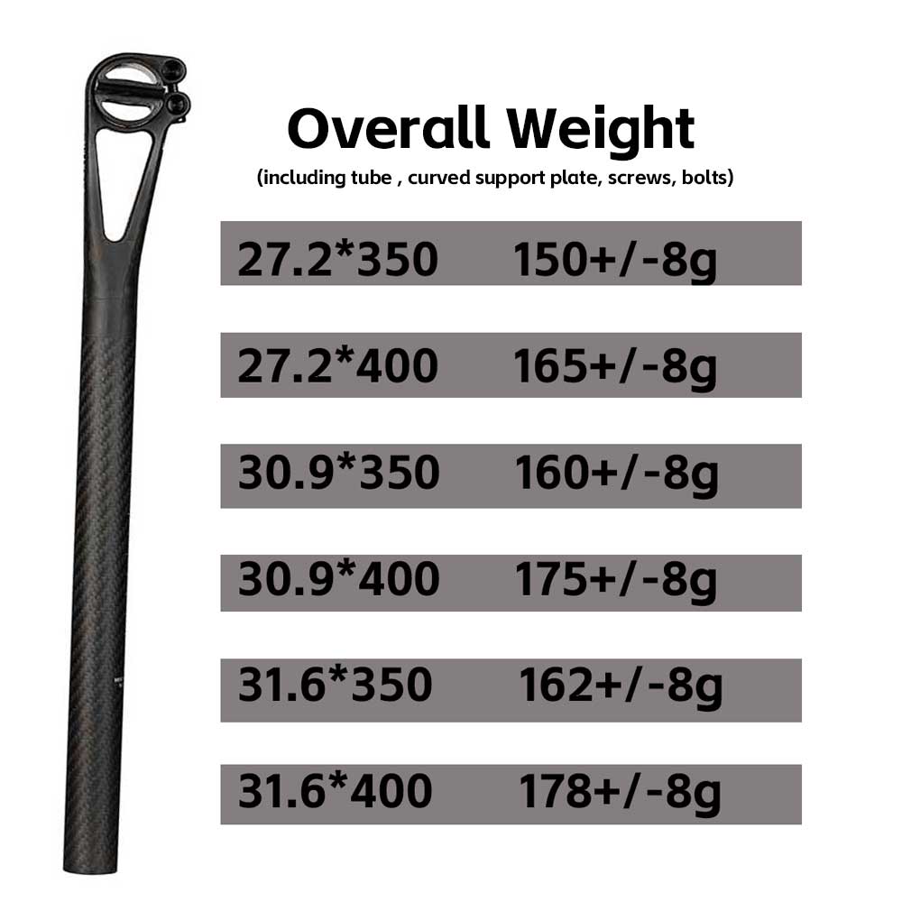 ELITAONE Carbon Seat Post 5mm  - đánh giá và giá Carbon Seatpost 27.2 31.6 Offset