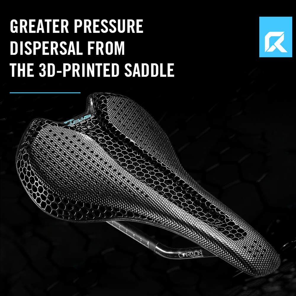 RYET 3D Printed Carbon Saddle  - đánh giá và giá Carbon Saddle 3D Printed Honeycomb