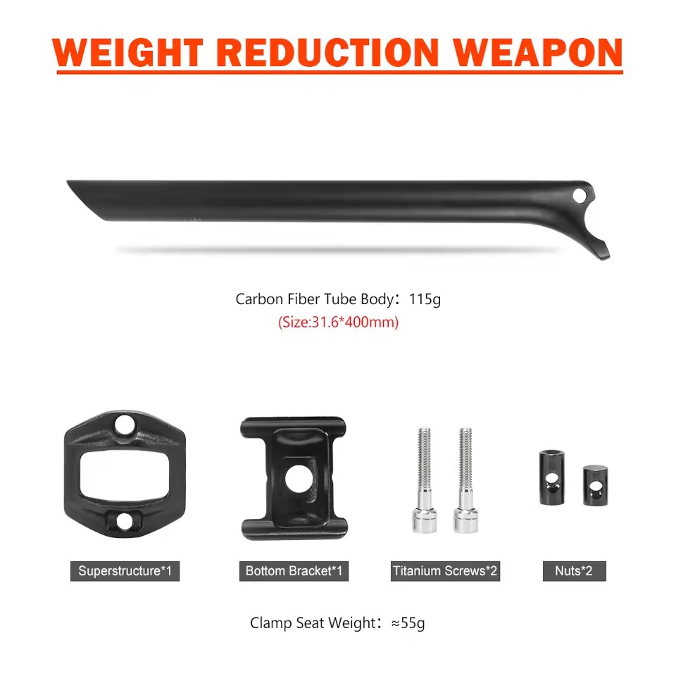 TOSEEK T800 Carbon Seatpost Of - đánh giá và giá Carbon Seatpost 27.2 31.6 Offset