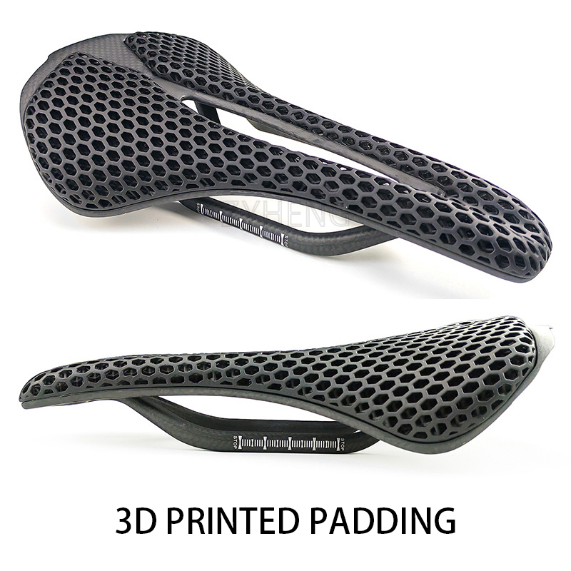 Bicycle Ultralight T800 Carbon - đánh giá và giá Carbon Saddle 3D Printed Honeycomb