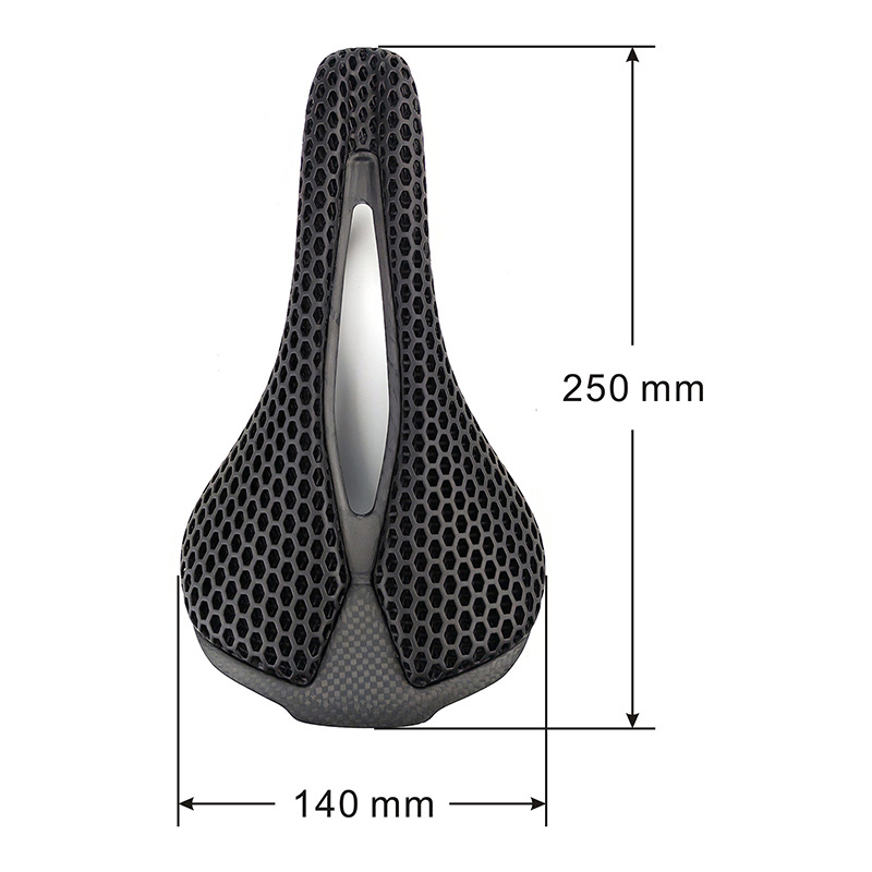 Bicycle Ultralight T800 Carbon - đánh giá và giá Carbon Saddle 3D Printed Honeycomb