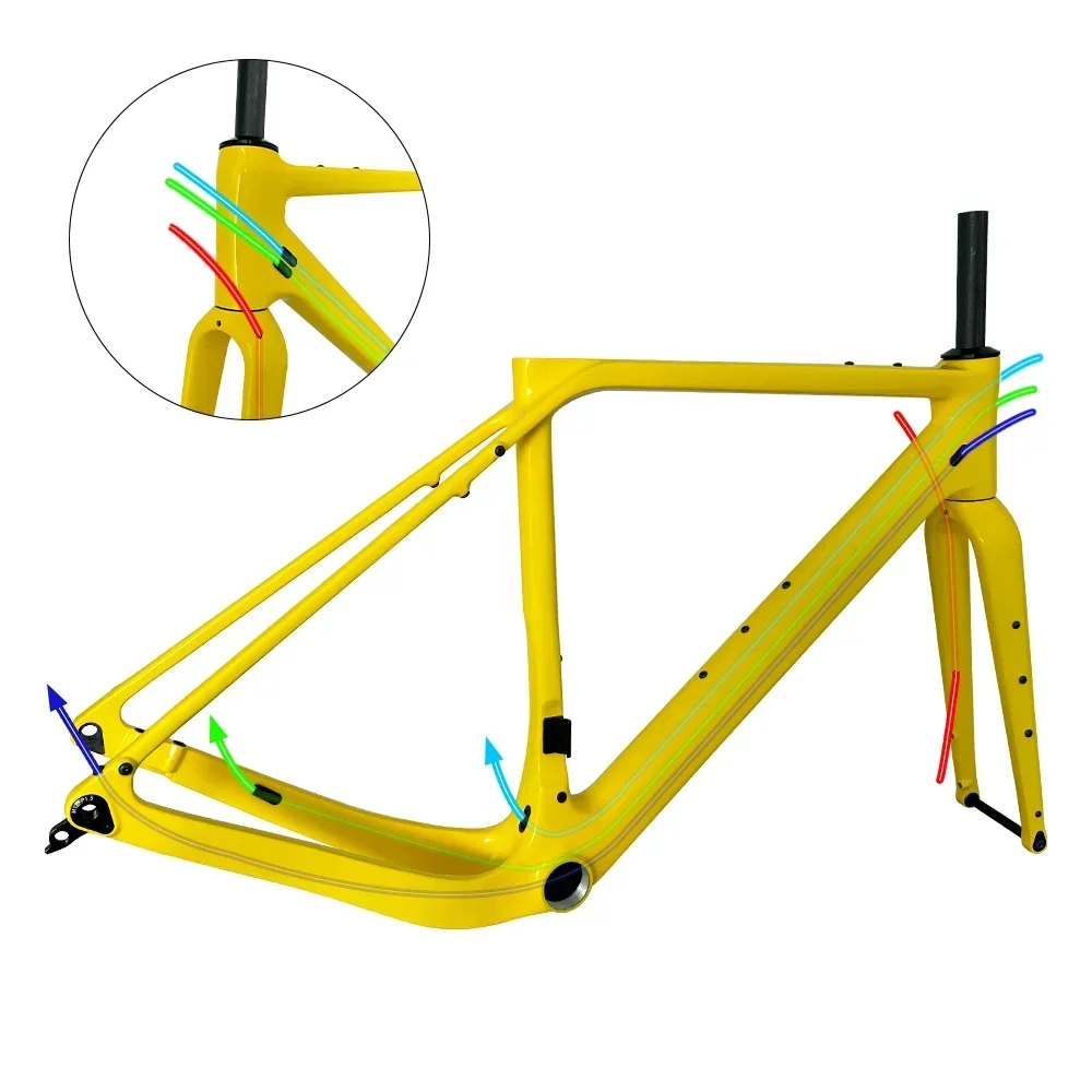 2023, khung xe đạp địa hình GT - đánh giá và giá Carbon Gravel Frame Disc Brake 700C