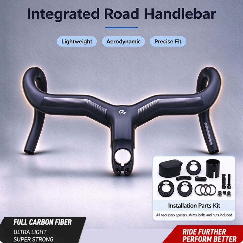 Carbon Fiber Integrated Gravel - đánh giá và giá Integrated Carbon Handlebar Stem Gravel