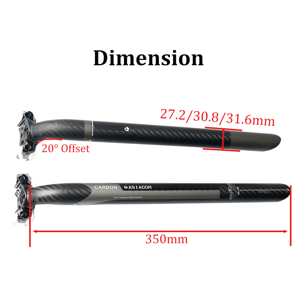 ASIACOM Full‑Carbon Slant‑Cut  - đánh giá và giá Carbon Seatpost 27.2 31.6 Offset