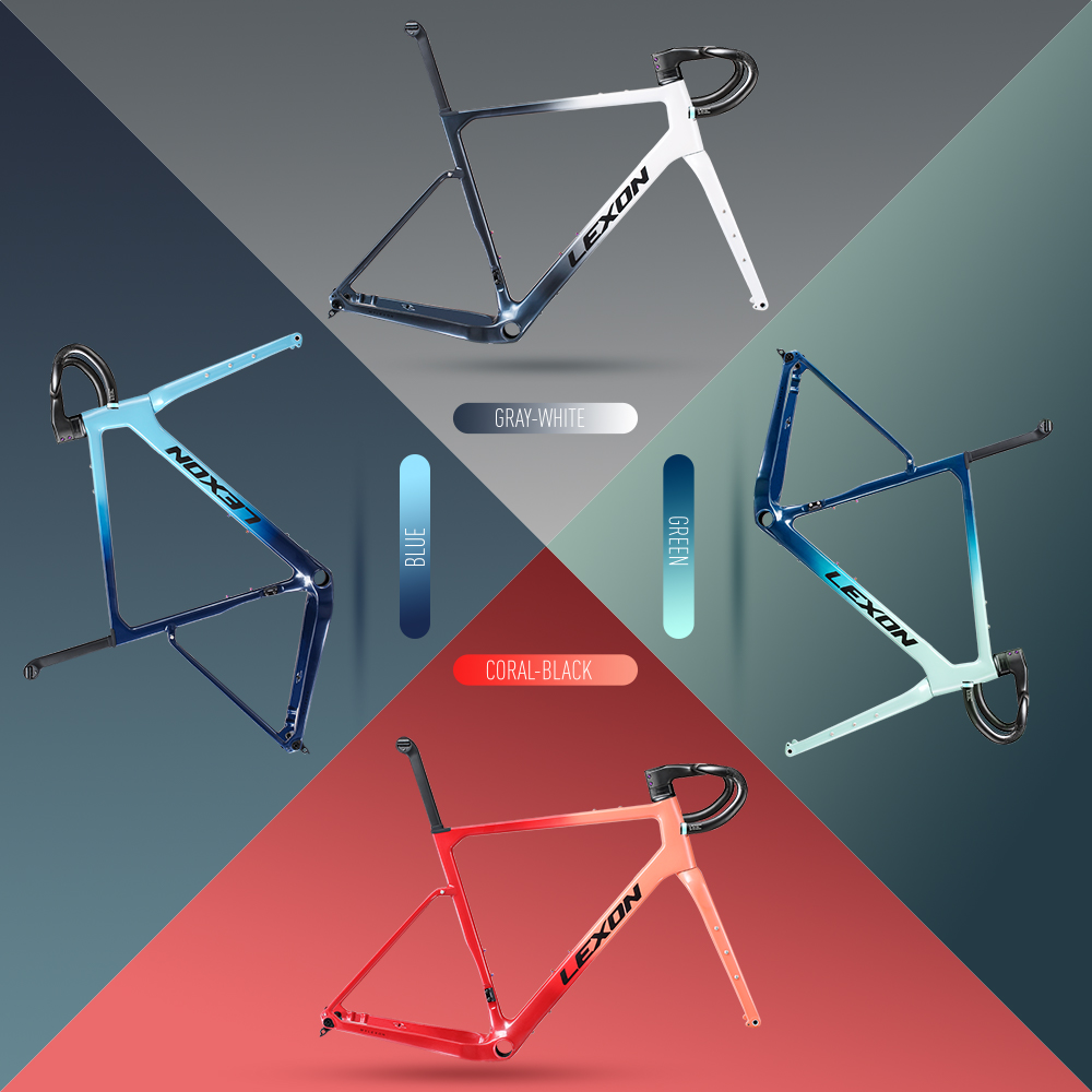 LEXON GFE Carbon Gravel Bike F - đánh giá và giá Carbon Gravel Frame Disc Brake 700C