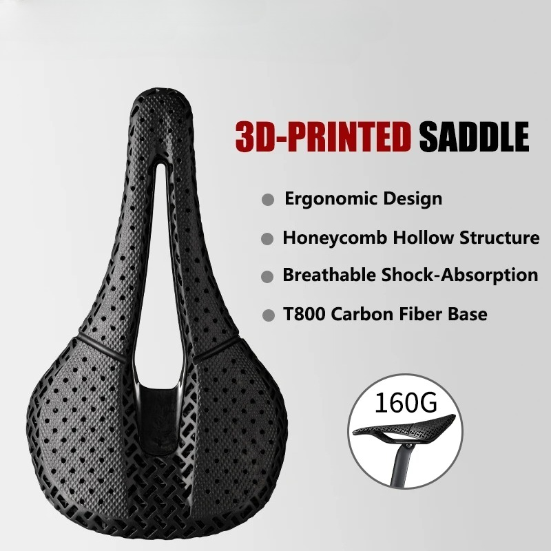 3D Printed Bicycle Saddle Full - đánh giá và giá Carbon Saddle 3D Printed Honeycomb