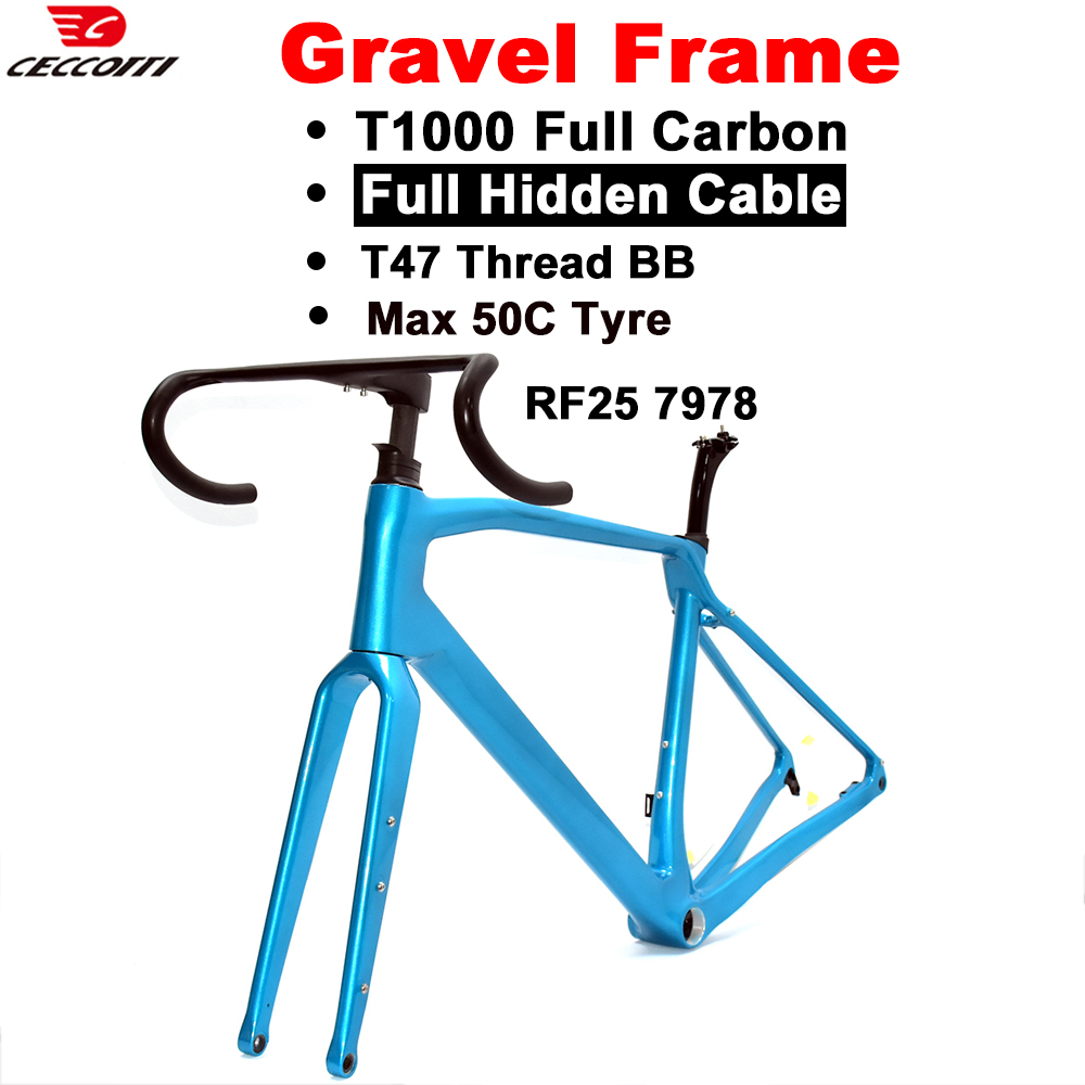 Gravel Bike Frame with Disc Br - đánh giá và giá Carbon Gravel Frame Disc Brake 700C