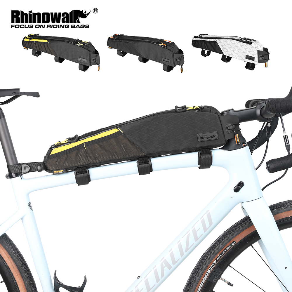 Rhinowalk Bicycle Top Tube Bag - đánh giá và giá Gravel Bike Frame Bag Bikepacking