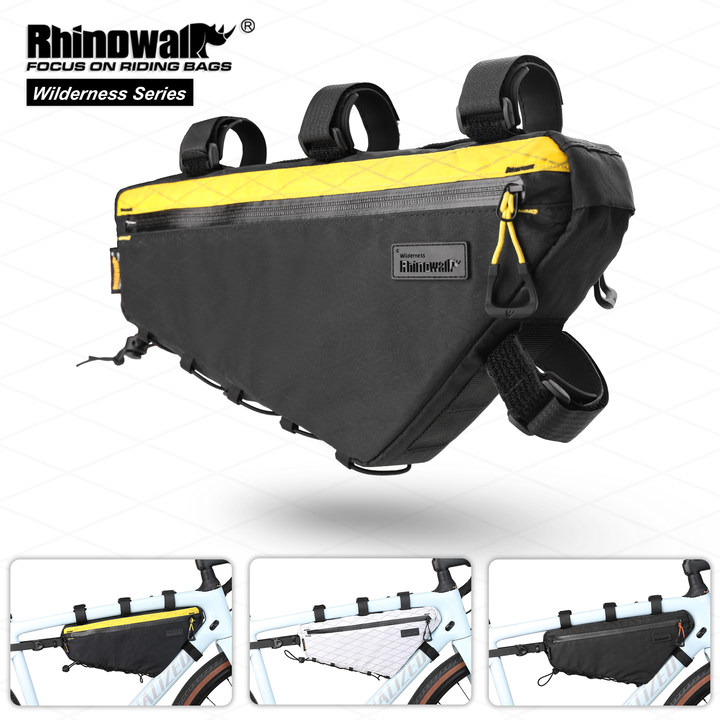 Rhinowalk Bike Frame Bag Water - đánh giá và giá Gravel Bike Frame Bag Bikepacking