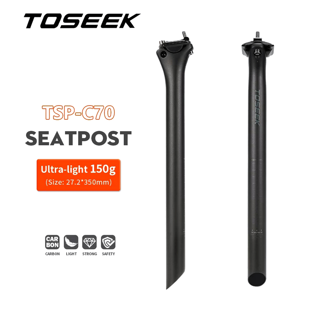TOSEEK Bicycle Seatpost Ultral - đánh giá và giá Carbon Seatpost 27.2 31.6 Offset