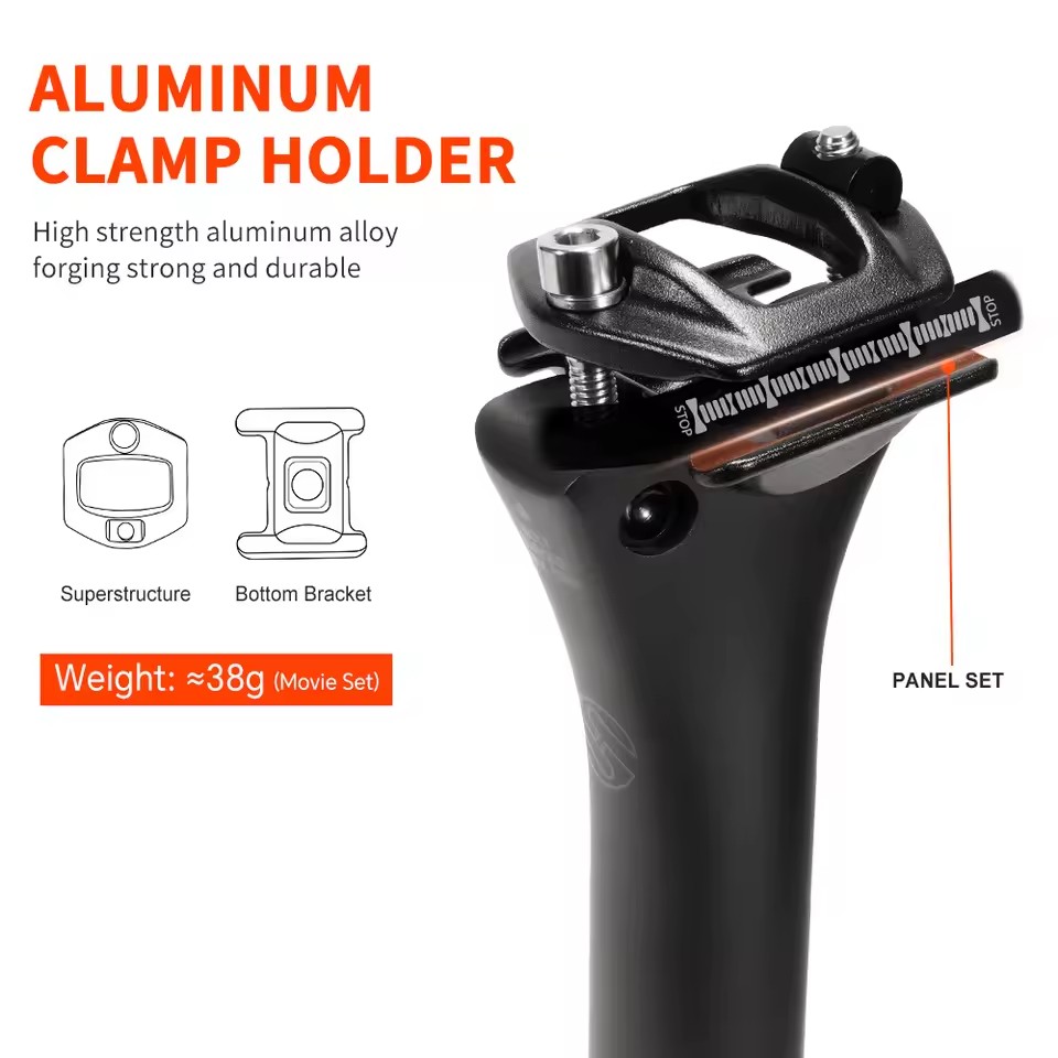 TOSEEK Bicycle Seatpost Ultral - đánh giá và giá Carbon Seatpost 27.2 31.6 Offset