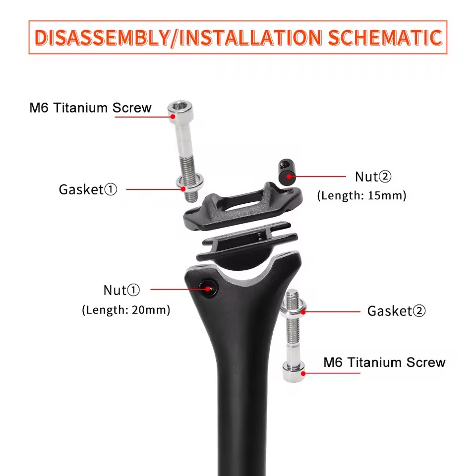TOSEEK Bicycle Seatpost Ultral - đánh giá và giá Carbon Seatpost 27.2 31.6 Offset