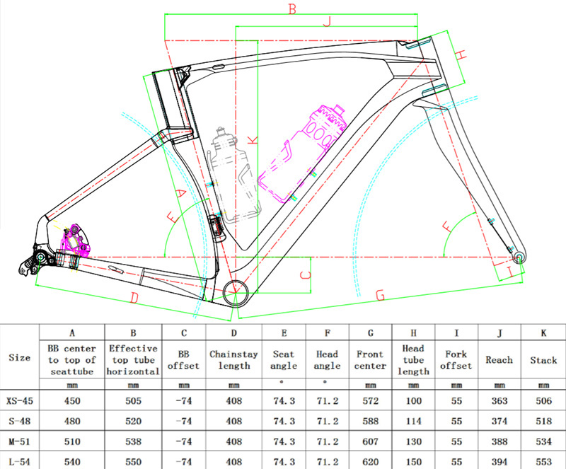 Carbon Khung Xe Đạp Dĩa Twitte - đánh giá và giá Carbon Fiber Road Bike Frame Aero