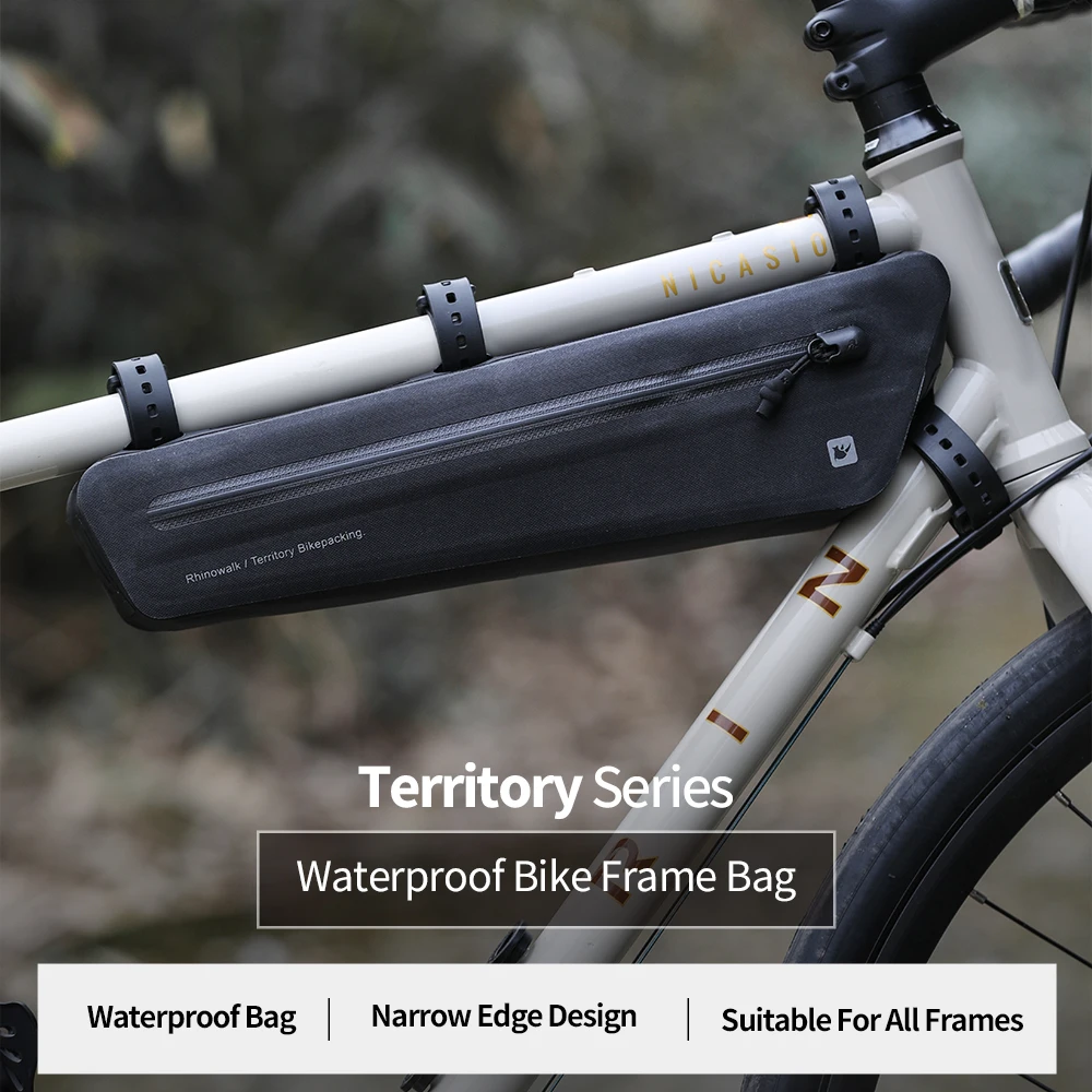 Rhinowalk Bike Frame Bag Water - đánh giá và giá Gravel Bike Frame Bag Bikepacking