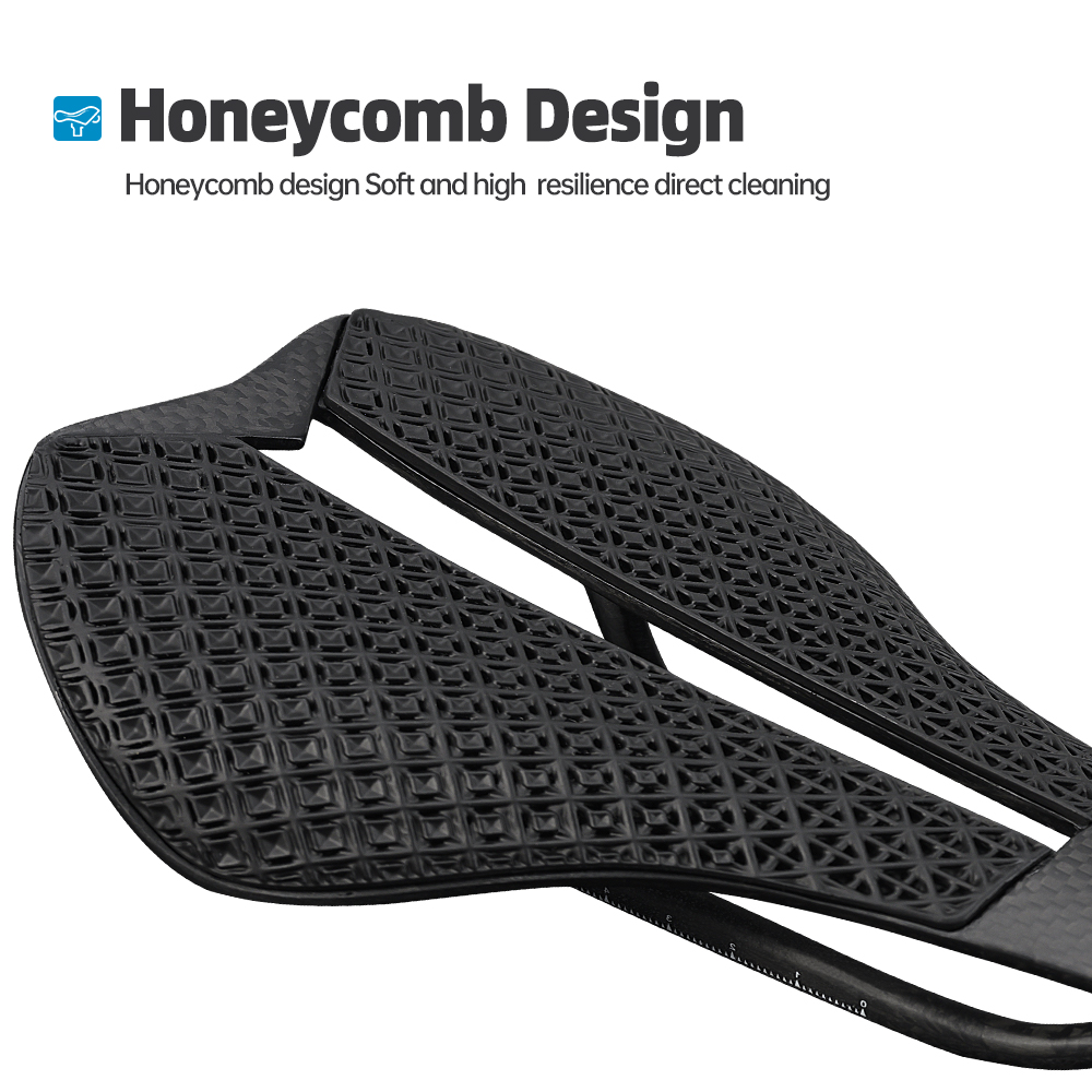 Super Light 3D Honeycomb Print - đánh giá và giá Carbon Saddle 3D Printed Honeycomb