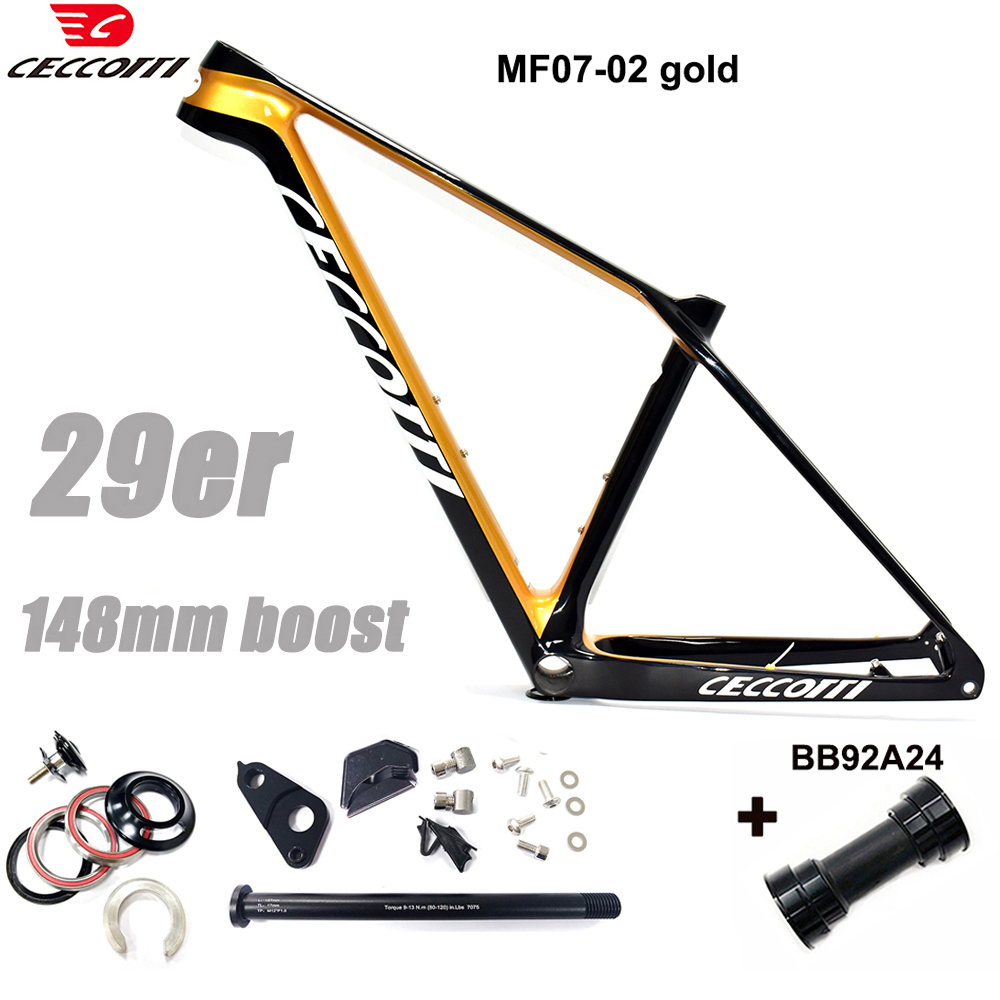 XC Hardtial 29er MTB Full Hidd - đánh giá và giá Carbon Mountain Bike Frame 29Er Boost