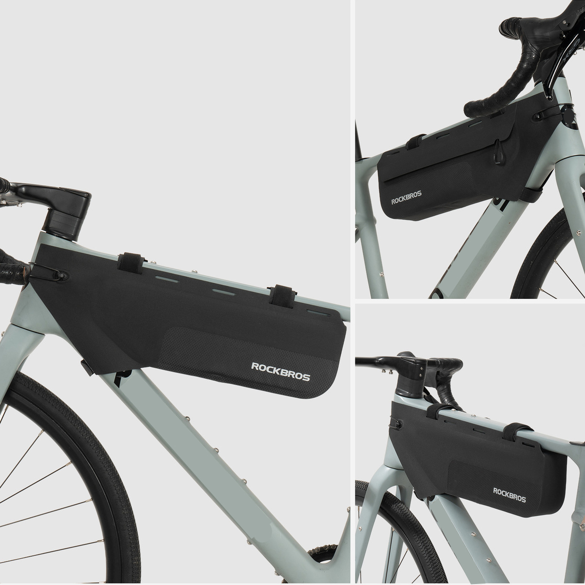 Bike Frame Bag Waterproof 2.4L - đánh giá và giá Gravel Bike Frame Bag Bikepacking