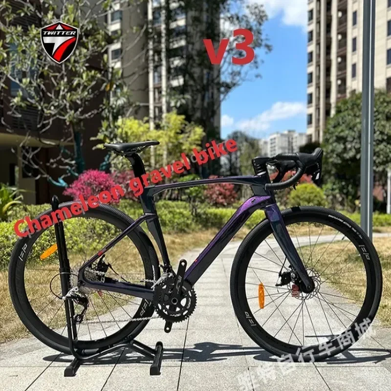 Xe đạp địa hình TWITTER GRAVEL - đánh giá và giá Carbon Gravel Frame Disc Brake 700C