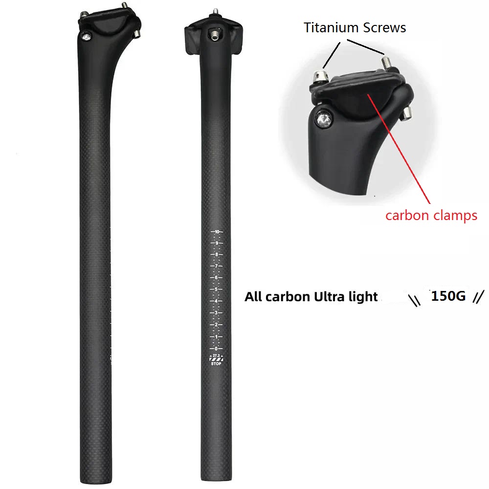 MTB Carbon Seat Post 27.2/30.8 - đánh giá và giá Carbon Seatpost 27.2 31.6 Offset