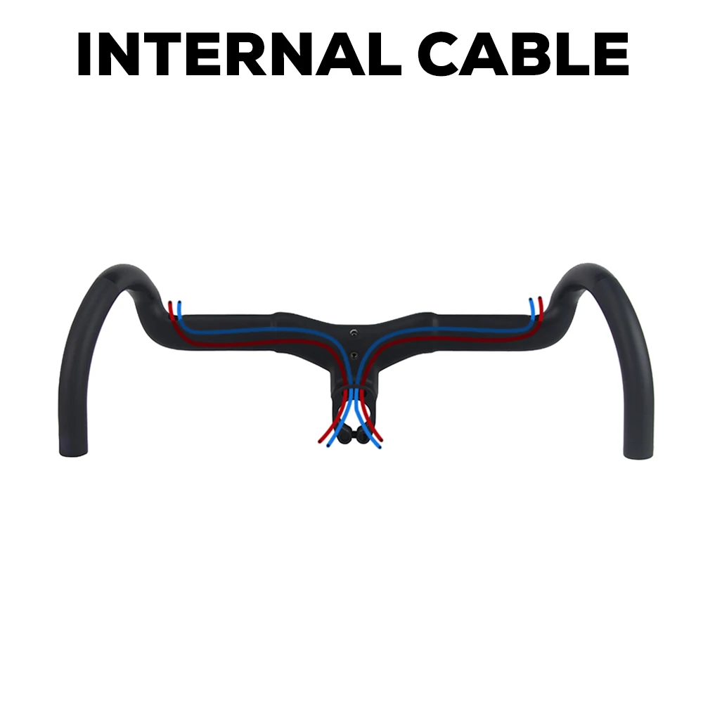 NO LOGO Toray T1000 Carbon Int - đánh giá và giá Integrated Carbon Handlebar Stem Gravel