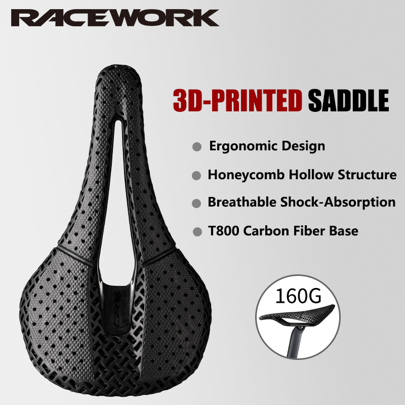 RACEWORK 3D Printed Bicycle Sa - đánh giá và giá Carbon Saddle 3D Printed Honeycomb