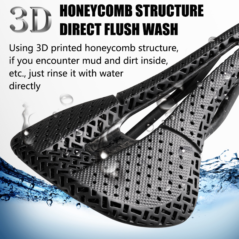 RACEWORK 3D Printed Bicycle Sa - đánh giá và giá Carbon Saddle 3D Printed Honeycomb