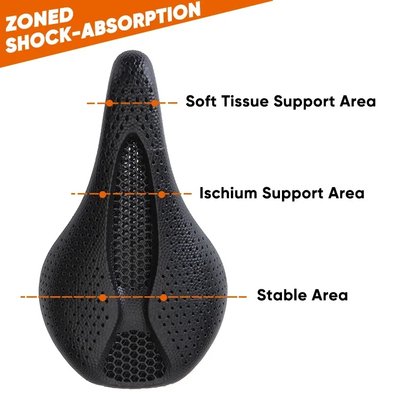 BUCKLOS 3D Printed Saddle Road - đánh giá và giá Carbon Saddle 3D Printed Honeycomb