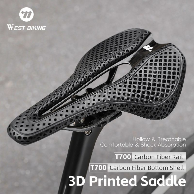 WEST BIKING 3D Printed Road Bi - đánh giá và giá Carbon Saddle 3D Printed Honeycomb
