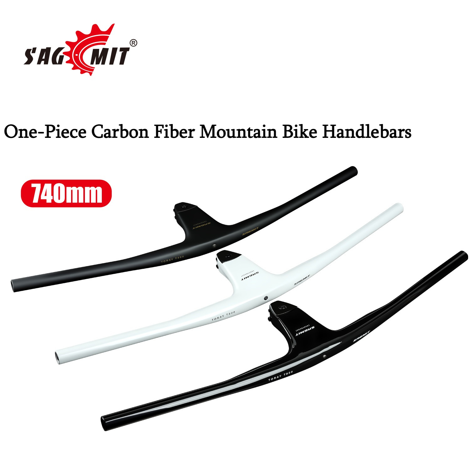 SAGMIT Tay lái xe đạp địa hình - đánh giá và giá Integrated Carbon Handlebar Stem Gravel