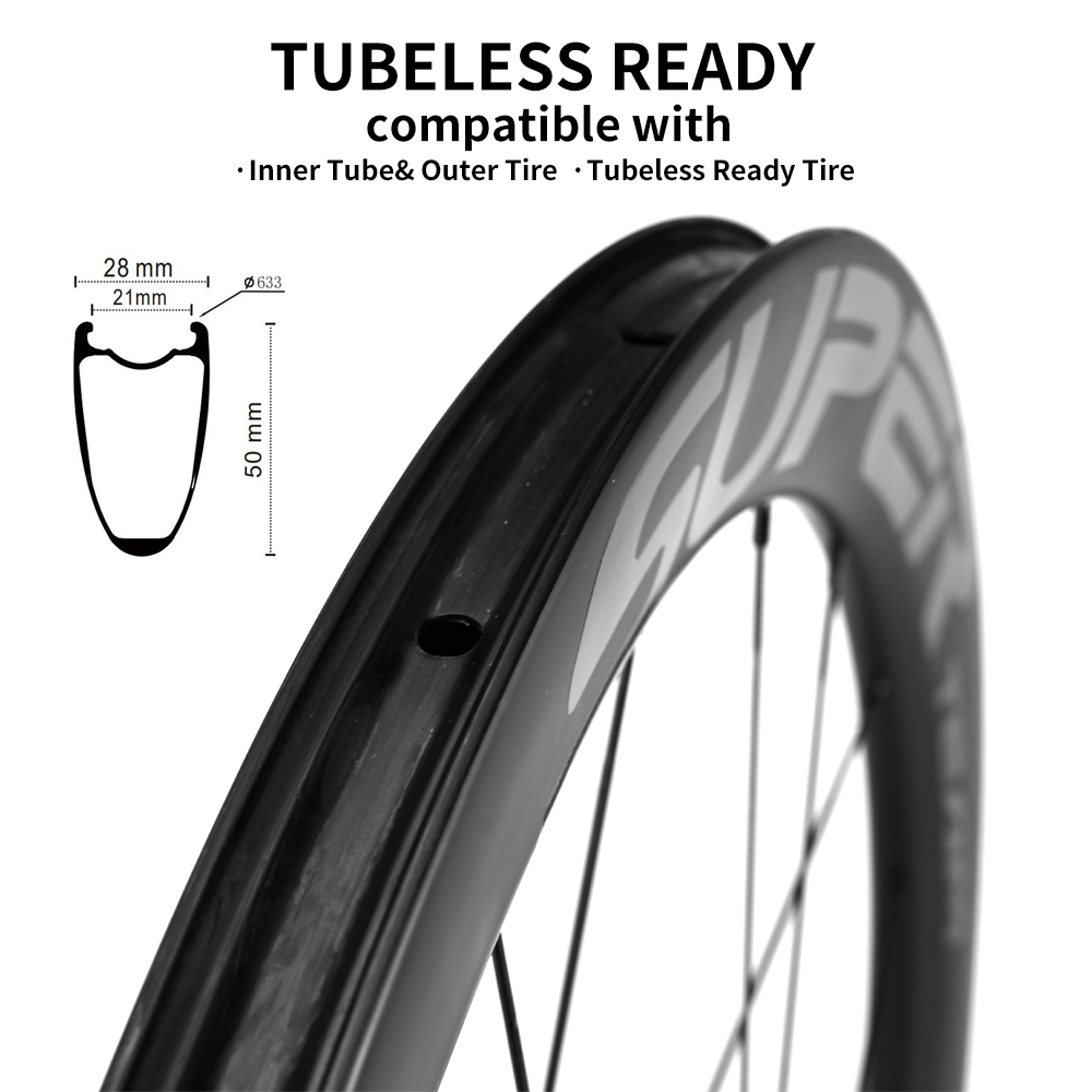 SUPERTEAM 700C Disc Brake Carb - đánh giá và giá Gravel Bike Wheelset Carbon 700C