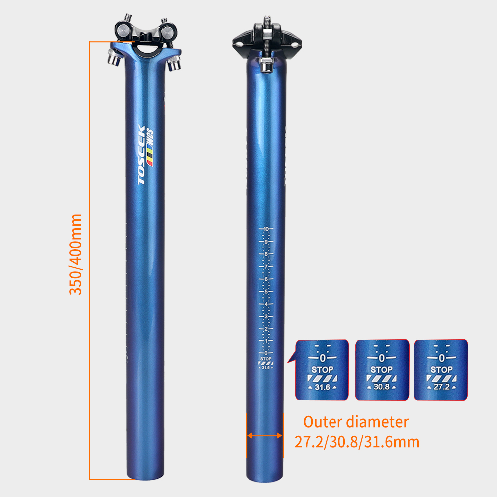 TOSEEK Bicycle Seatpost Carbon - đánh giá và giá Carbon Seatpost 27.2 31.6 Offset
